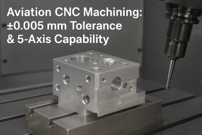 Aviation CNC Machining: ±0.005 mm Tolerance & 5-Axis Capability